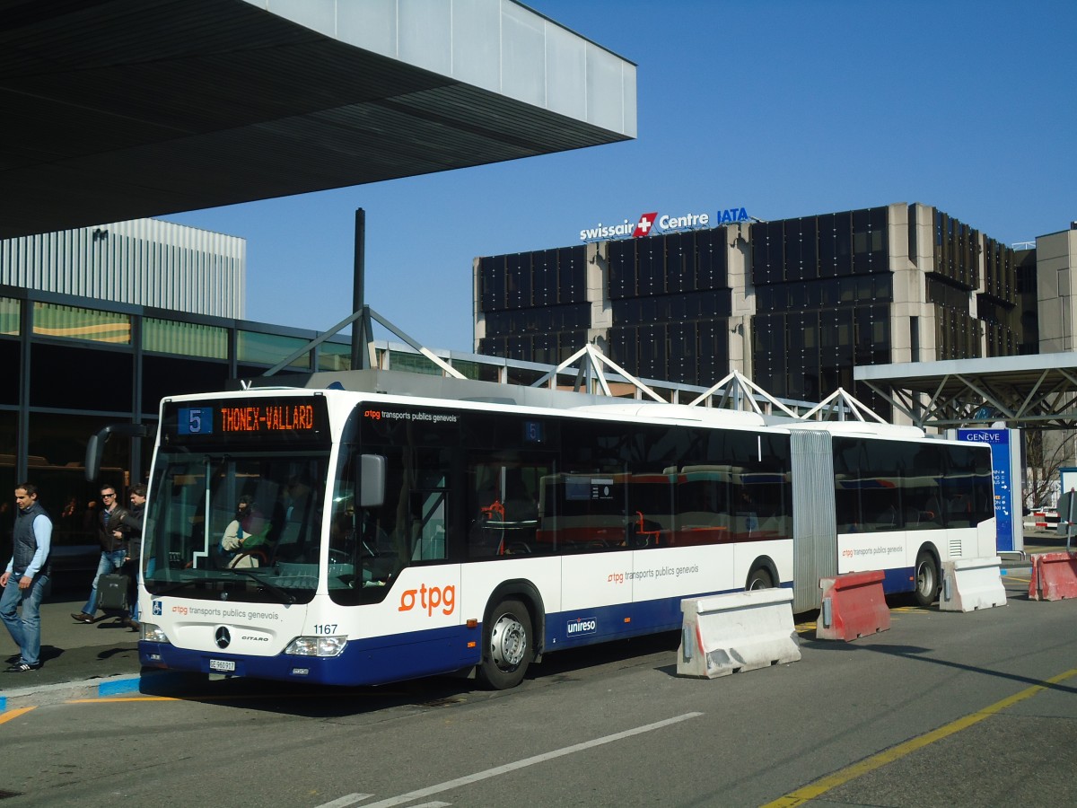 (138'236) - TPG Gen�ve - Nr. 1167/GE 960'917 - Mercedes am 9. M�rz 2012 in Gen�ve, A�roport