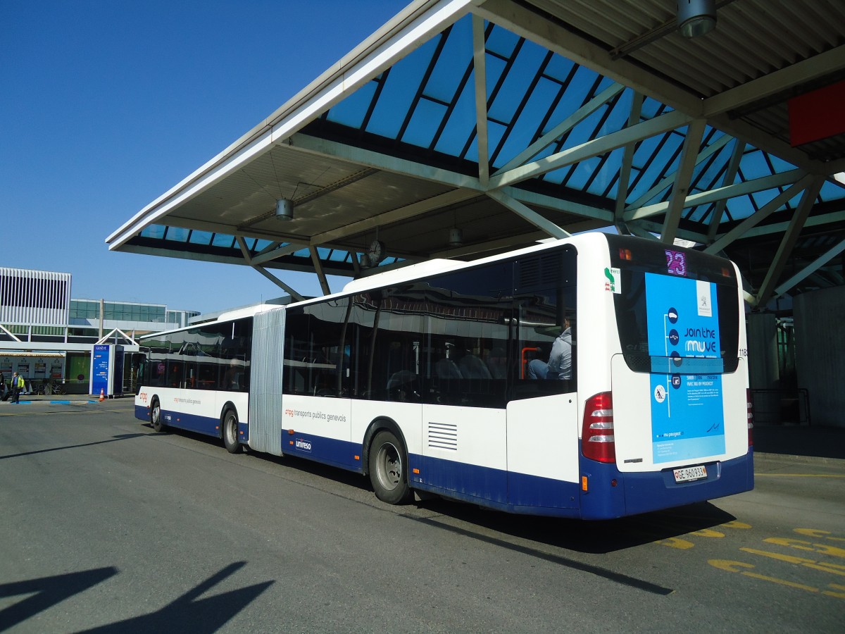 (138'241) - TPG Gen�ve - Nr. 1183/GE 960'933 - Mercedes am 9. M�rz 2012 in Gen�ve, A�roport