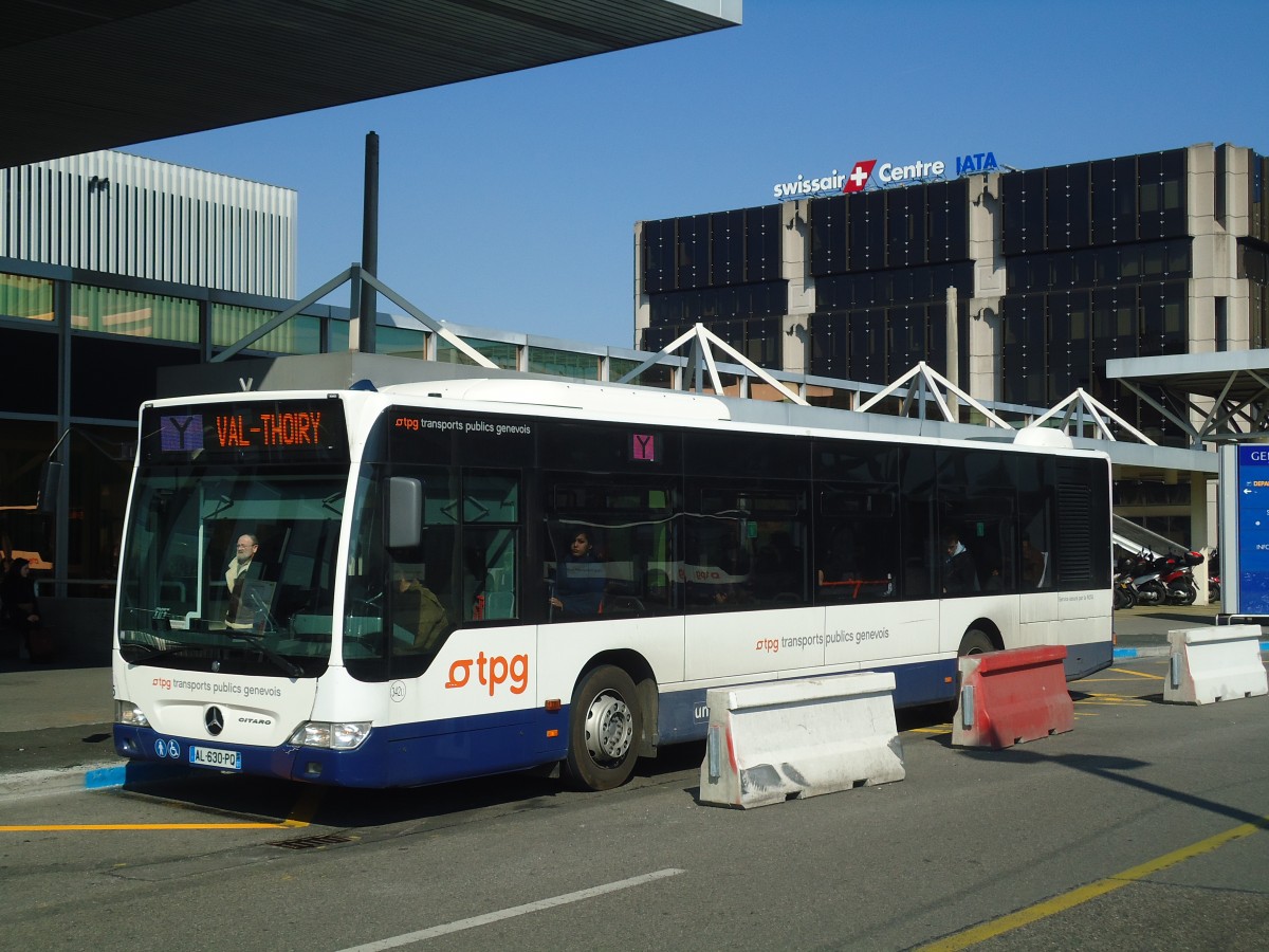 (138'242) - Aus Frankreich: RDTA Bourg-en-Bresse - Nr. 965/AL 630 PQ - Mercedes am 9. M�rz 2012 in Gen�ve, A�roport