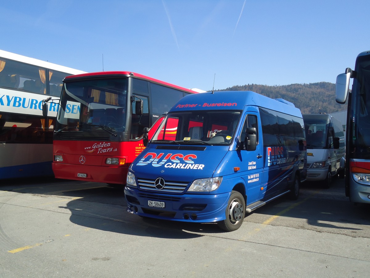 (138'346) - Duss, Hinwil - ZH 58'409 - Mercedes am 15. M�rz 2012 in Thun, Expo