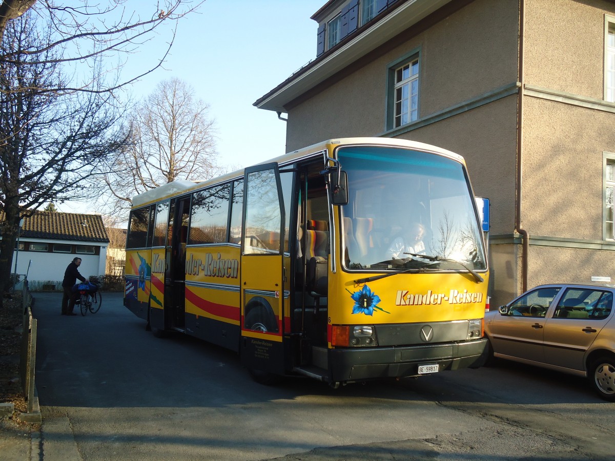 (138'362) - Kander-Reisen, Frutigen - Nr. 6/BE 59'817 - Vetter (ex AVG Grindelwald Nr. 18) am 16. M�rz 2012 in Thun-Lerchenfeld, Schulhaus