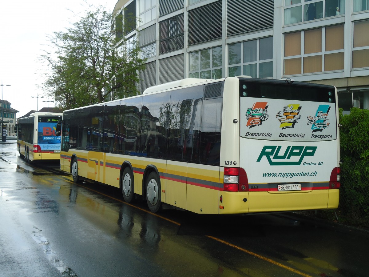 (138'673) - STI Thun - Nr. 131/BE 801'131 - MAN am 6. Mai 2012 bei der Schiffl�ndte Thun