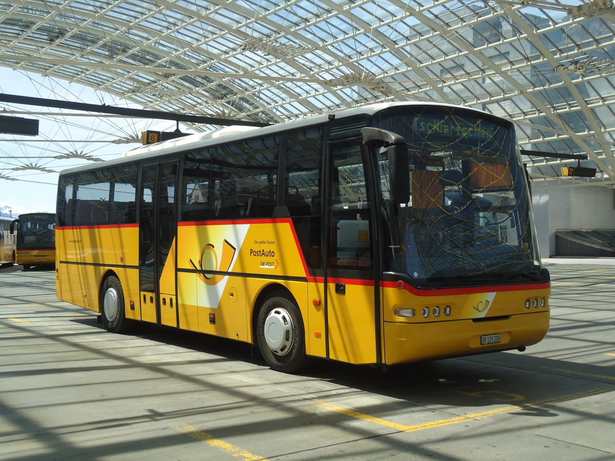 (138'897) - PostAuto Graub�nden - GR 159'208 - Neoplan (ex P 25'083) am 17. Mai 2012 in Chur, Postautostation