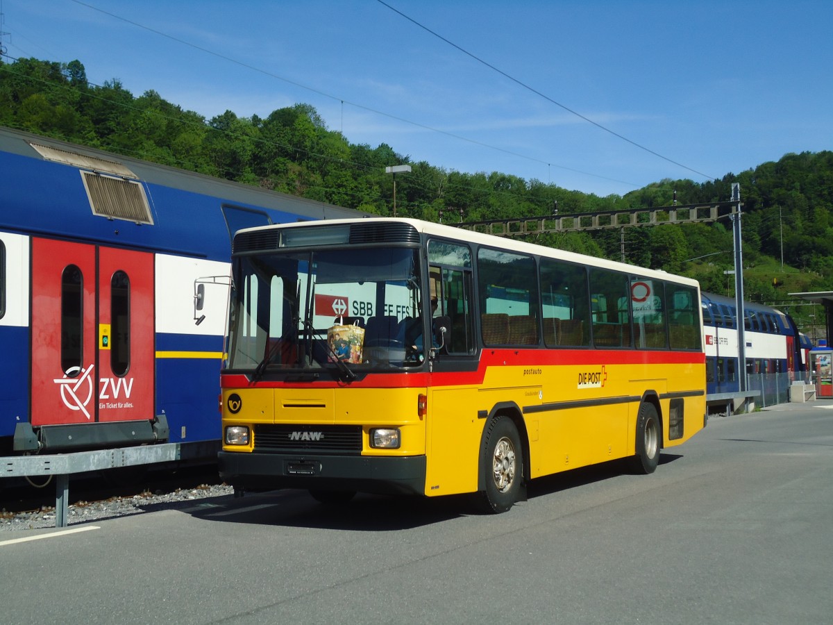 (138'967) - PostAuto Graub�nden (R�trobus) - NAW/Hess (ex P 24'428) am 17. Mai 2012 beim Bahnhof Ziegelbr�cke
