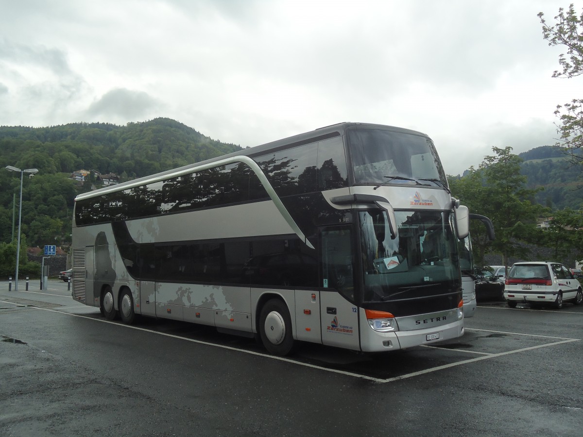 (139'013) - Zerzuben, Visp-Eyholz - Nr. 12/VS 100'431 - Setra am 21. Mai 2012 in Thun, Seestrasse