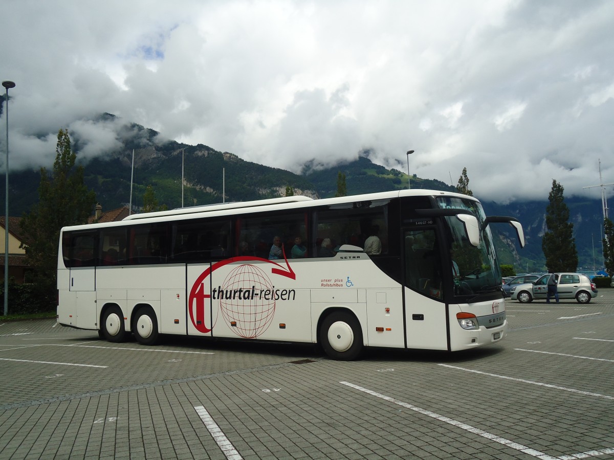 (139'408) - Thurtal-Reisen, Kefikon - TG 167'641 - Setra am 11. Juni 2012 beim Bahnhof Fl�elen