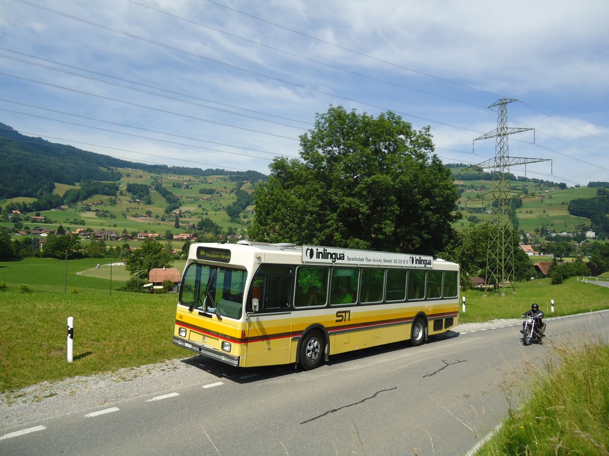 (140'030) - STI Thun - Nr. 52/BE 396'552 - Saurer/R&J am 24. Juni 2012 bei Forst