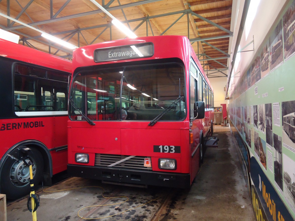 (140'076) - Bernmobil, Bern (TVB) - Nr. 193 - Volvo/Gangloff am 24. Juni 2012 in Bern, Weissenb�hl