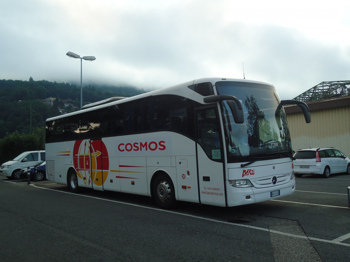 (140'410) - Aus Italien: Barzi, Candel� di Maserada - Nr. 58/DP-414 JZ - Mercedes am 4. Juli 2012 in Thun, Seestrasse