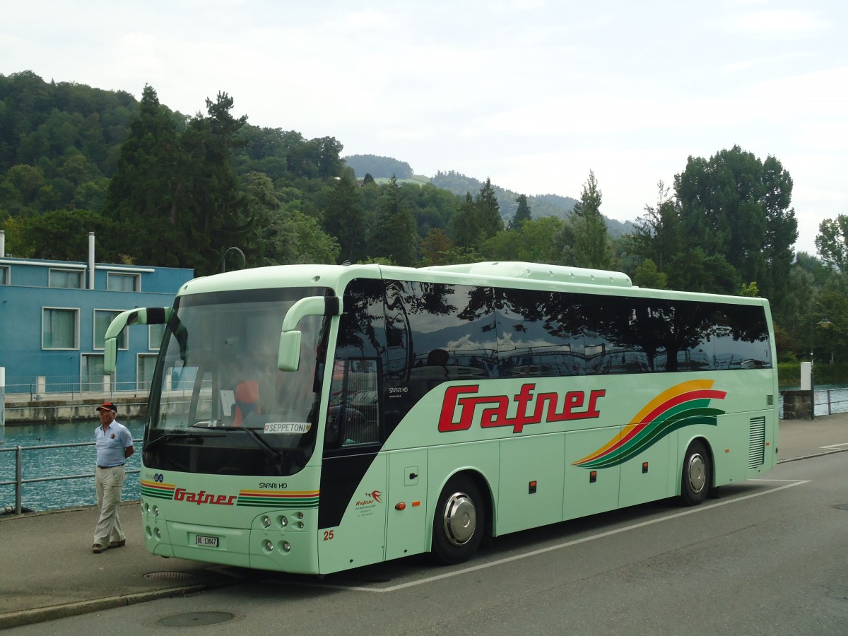 (141'379) - Gafner, Thun - Nr. 25/BE 13'047 - Temsa am 24. August 2012 bei der Schifflndte Thun