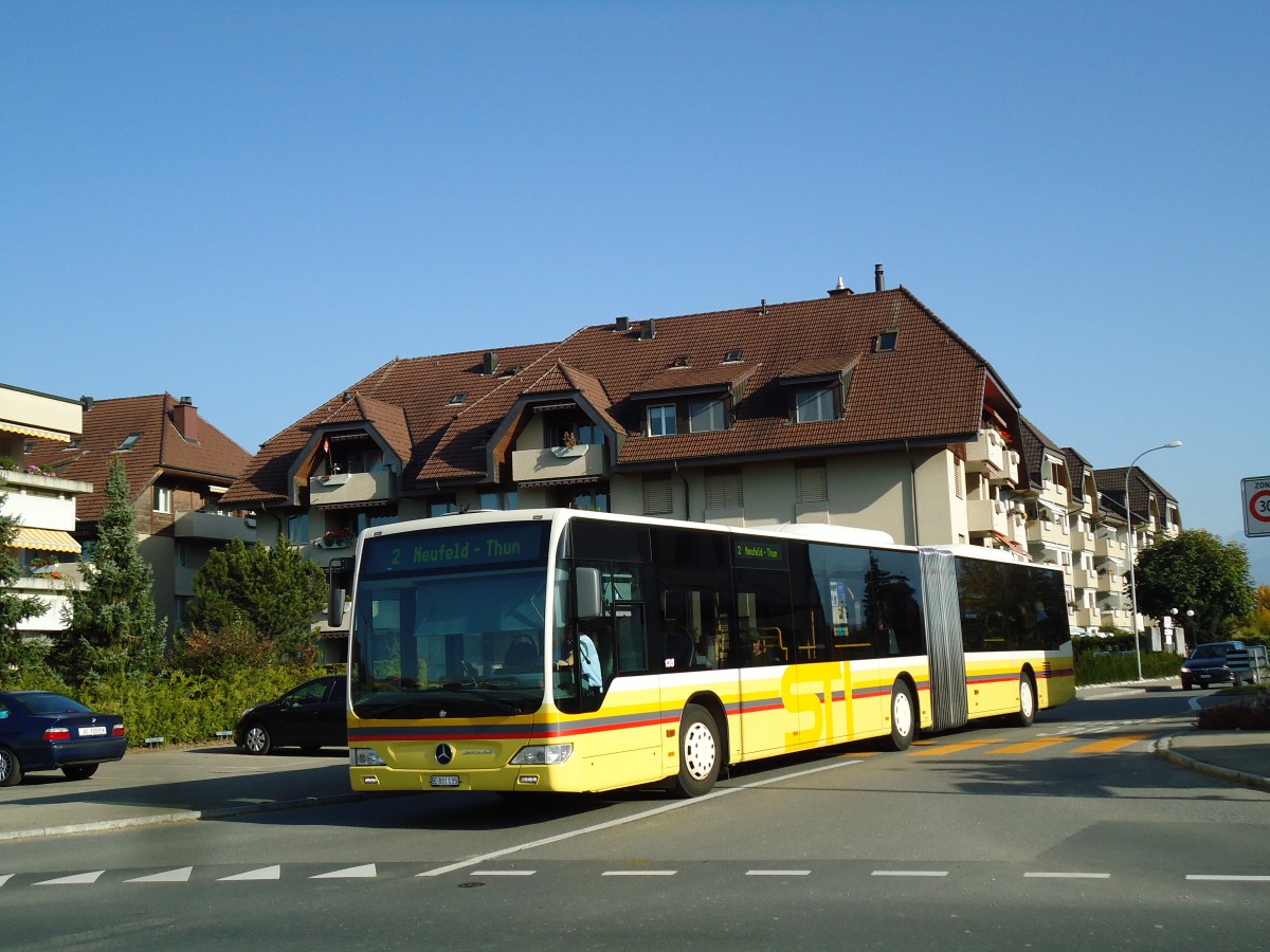 (142'086) - STI Thun - Nr. 135/BE 801'135 - Mercedes am 22. Oktober 2012 in Thun, L�ngg�ssli
