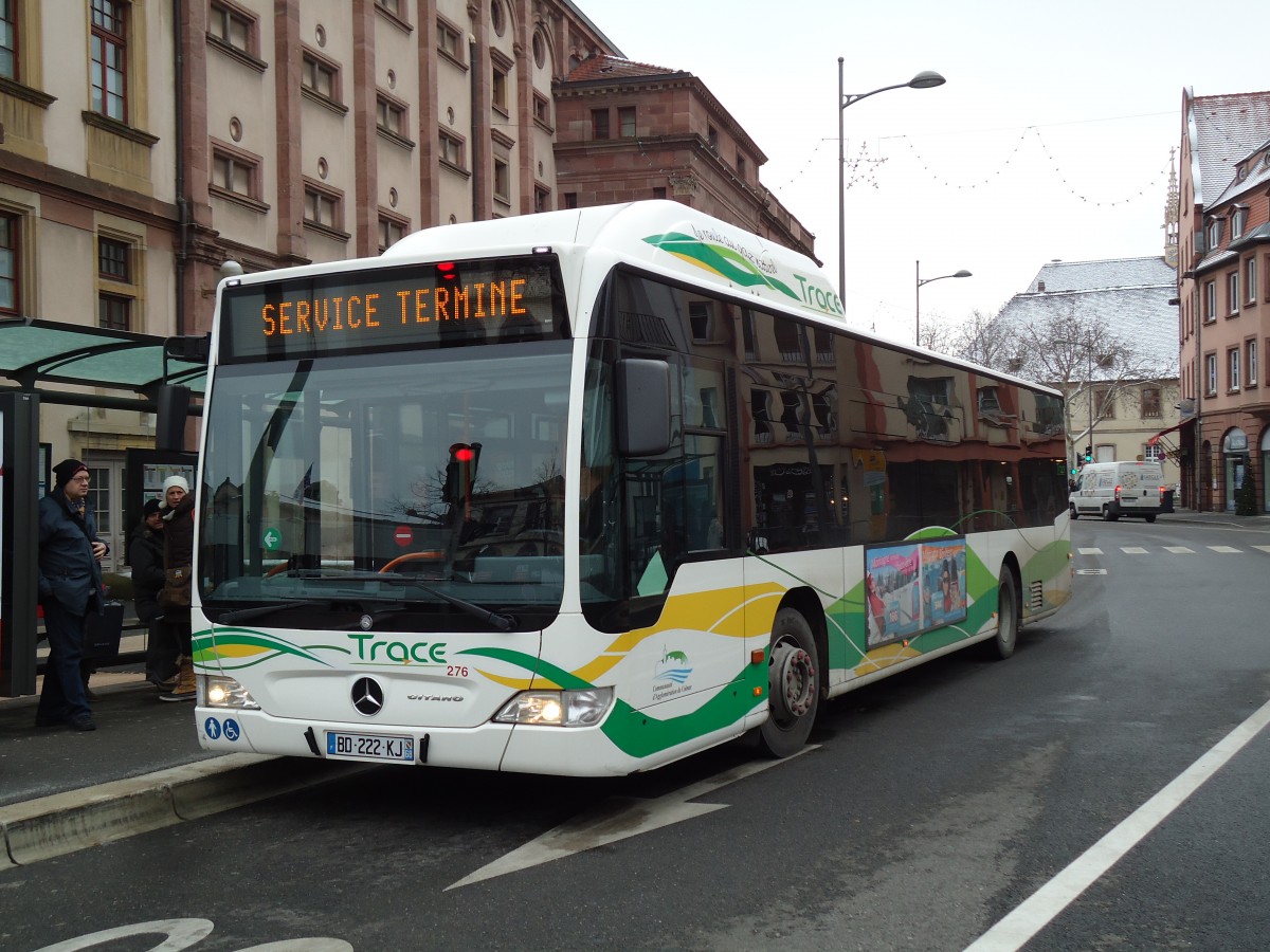 (142'371) - TRACE Colmar - Nr. 276/BD 222 KJ - Mercedes am 8. Dezember 2012 in Colmar, Th��tre