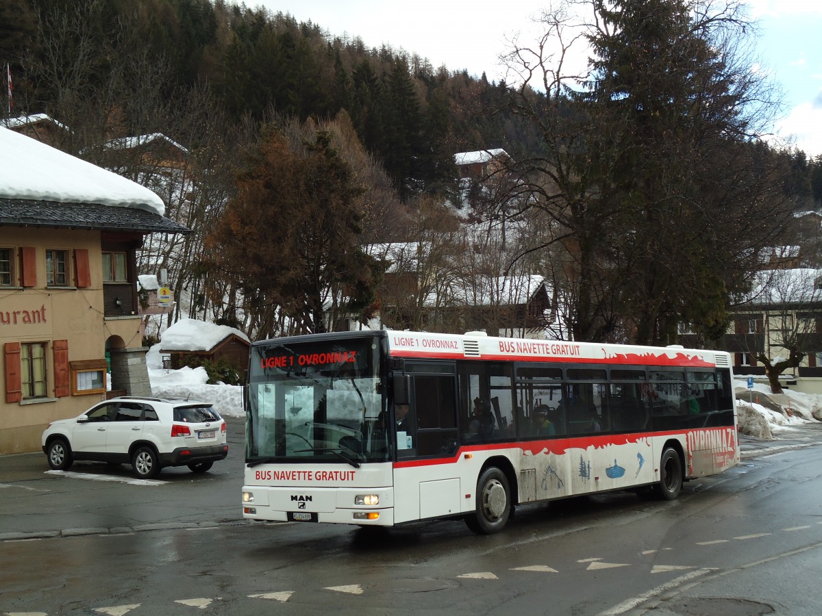 (142'652) - Buchard, Leytron - Nr. 99/VS 214'690 - MAN am 26. Dezember 2012 in Ovronnaz, La Crois�e