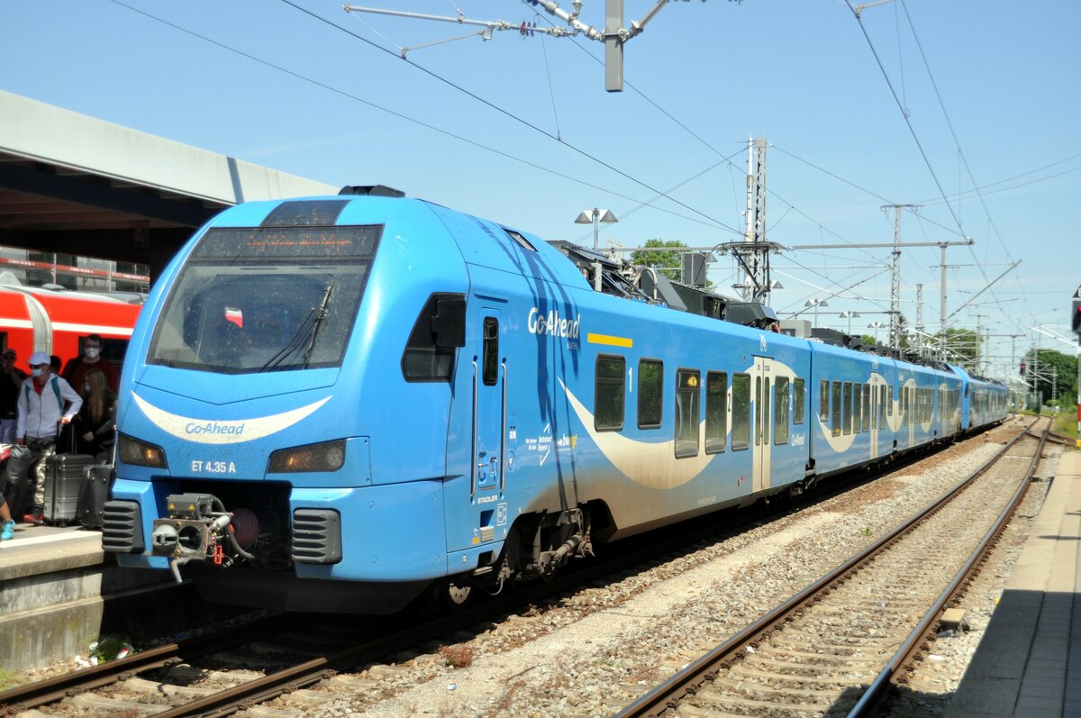 1428 039-0 Stadler 94 80 1428 039-0 D-GABY der Bayern Bahnland und Bwegt in Memmingen am 03.06.2022.
