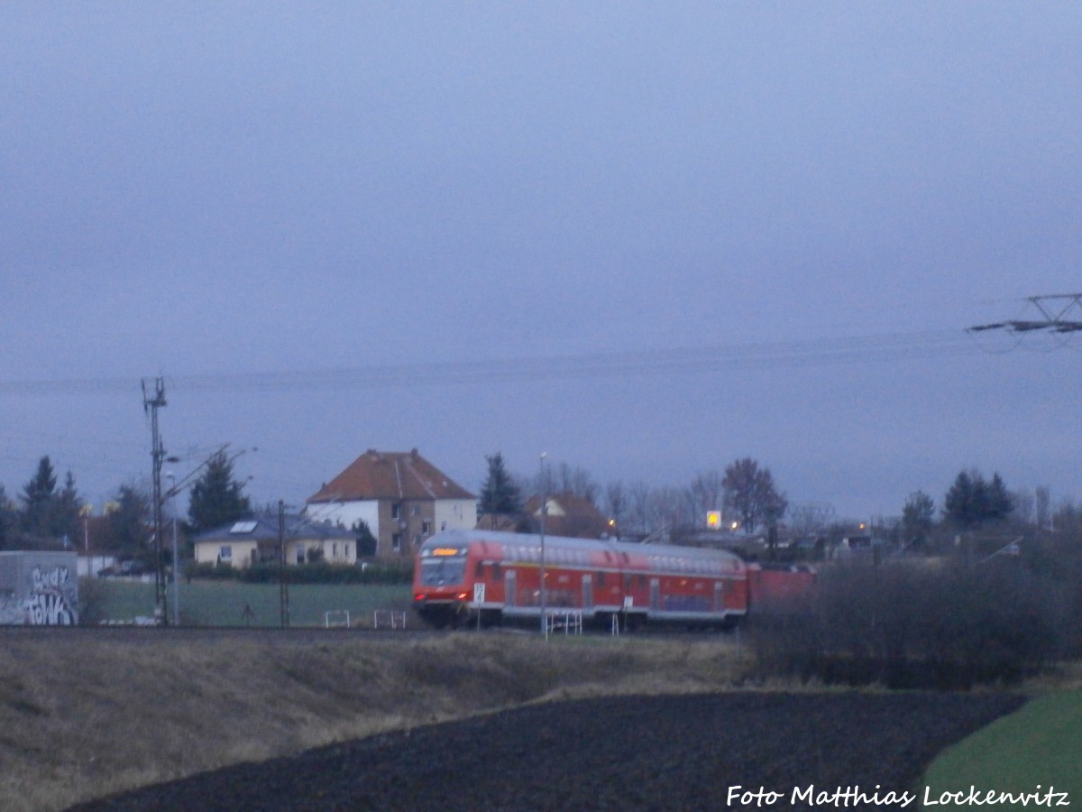 143 XXX unterwegs nach Halle-Nietleben am 25.1.15
