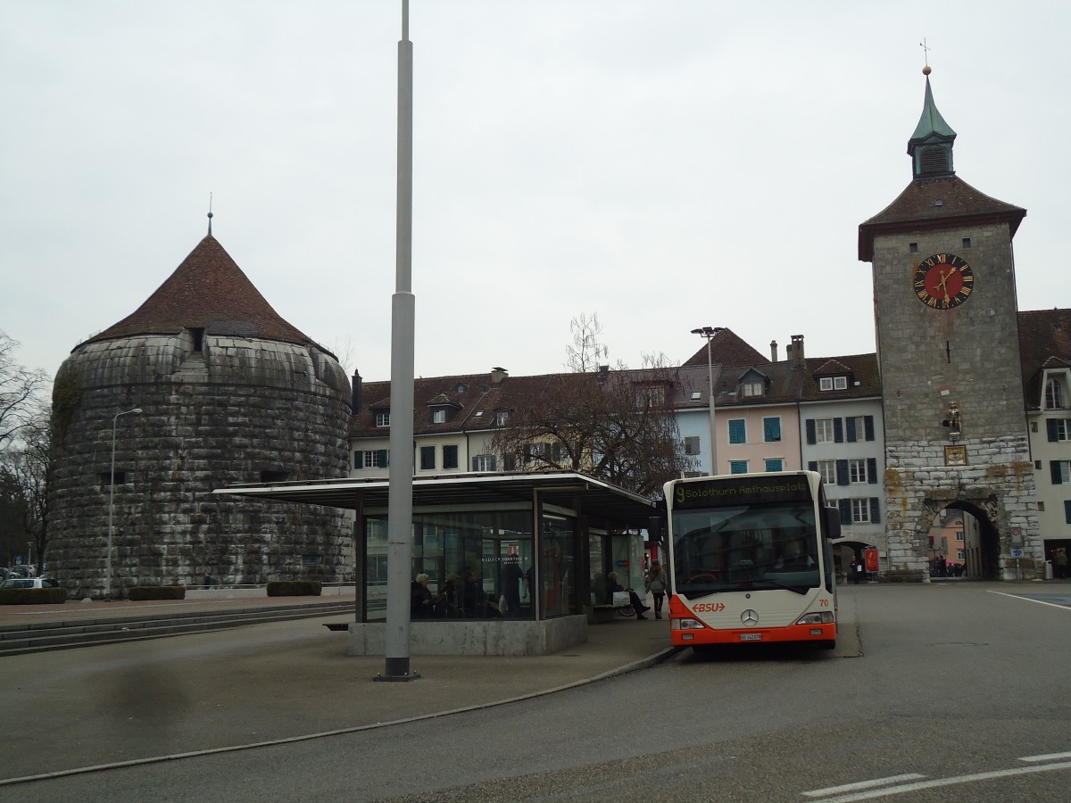(143'553) - BSU Solothurn - Nr. 70/SO 142'070 - Mercedes am 23. M�rz 2013 in Solothurn, Amthausplatz