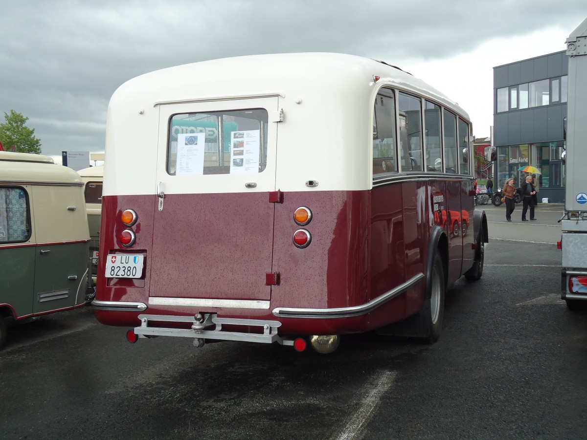 (144'103) - Bechter, Kriens - LU 82'380 - Saurer/Krapf (ex M�nch, D-Marienberg; ex Spirig, Widnau; ex RhV Altst�tten Nr. 33; ex Th�r, Eichberg) am 12. Mai 2013 in Langenthal, Calag