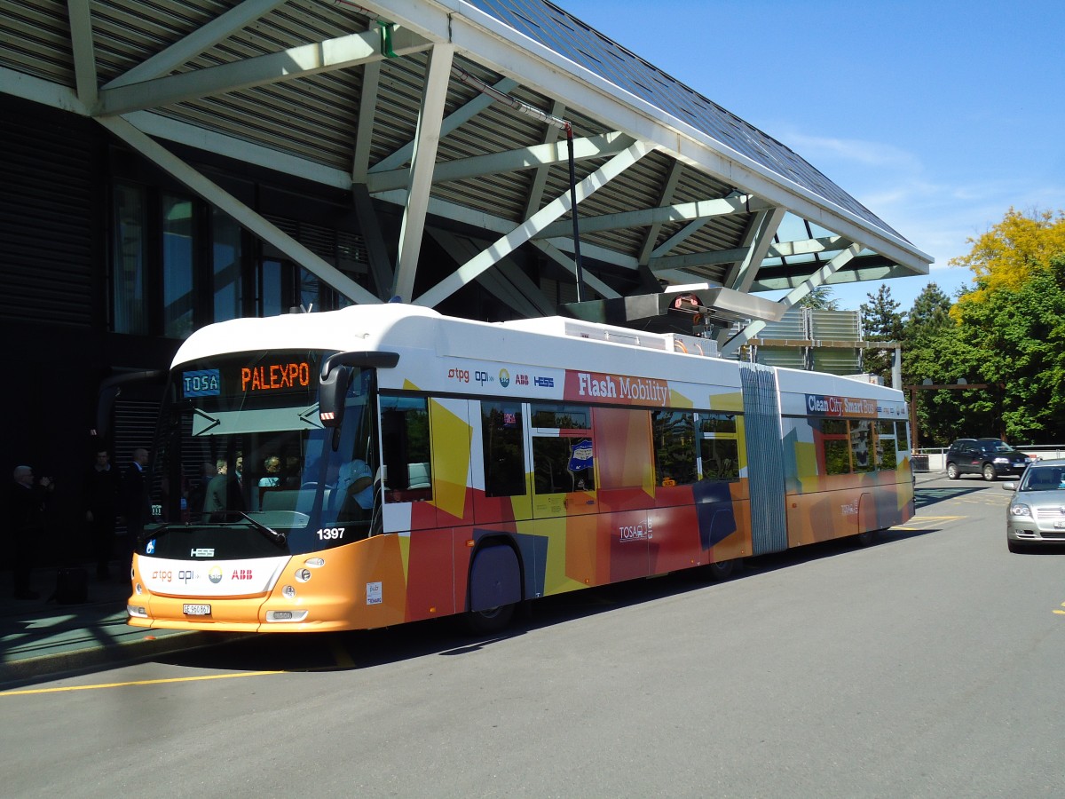 (144'690) - TPG Gen�ve - Nr. 1397/GE 960'867 - Hess/Hess TOSA am 27. Mai 2013 in Gen�ve, A�roport