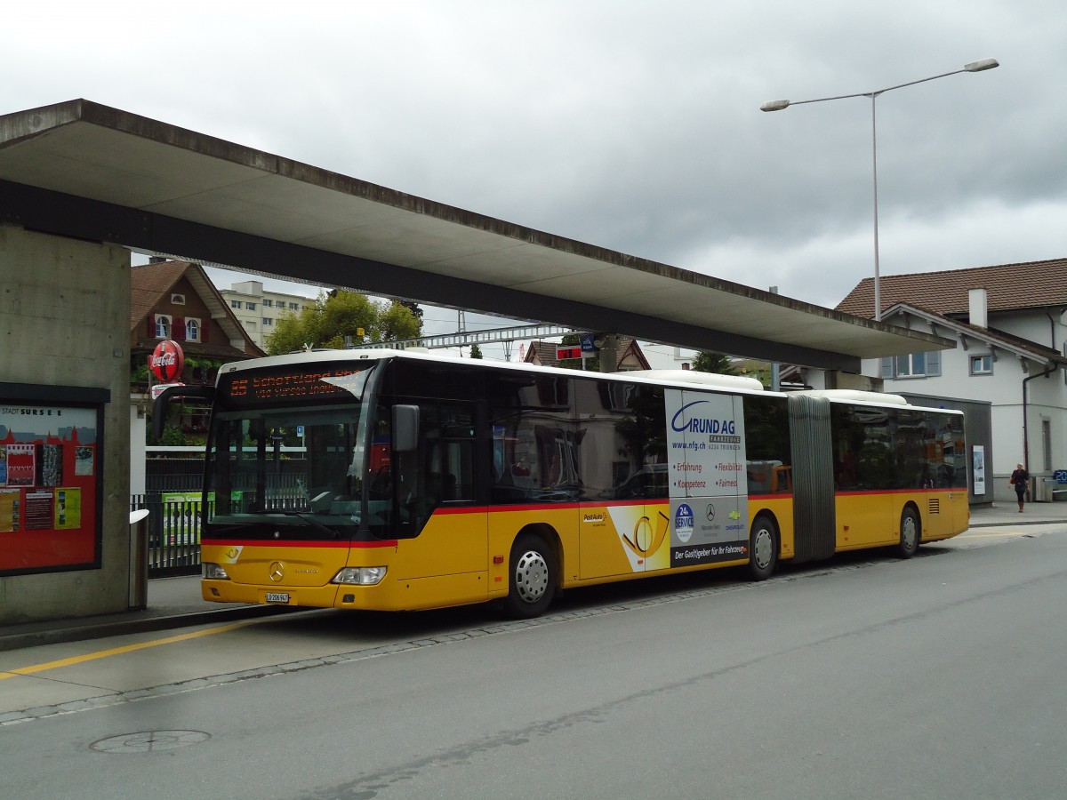 (144'923) - H�fliger, Sursee - Nr. 7/LU 206'947 - Mercedes am 10. Juni 2013 beim Bahnhof Sursee