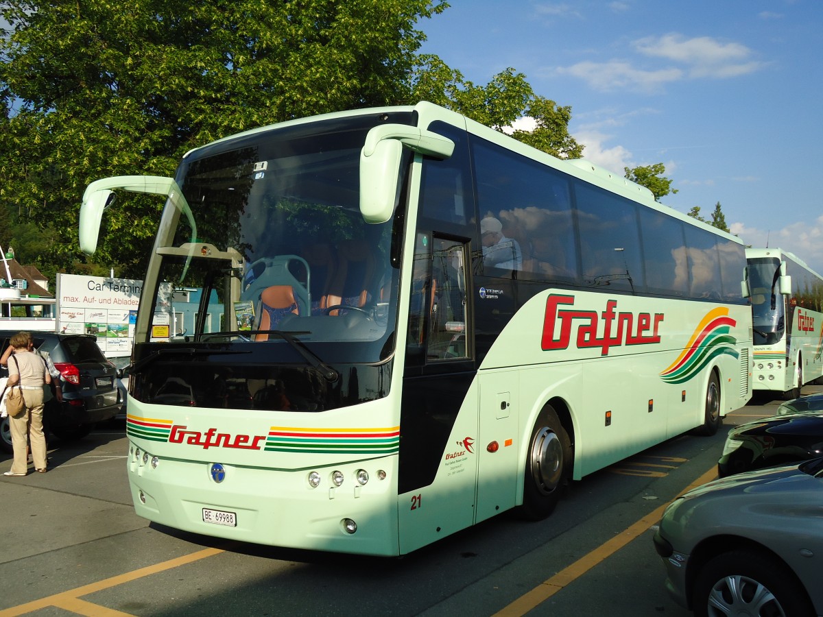 (144'991) - Gafner, Thun - Nr. 21/BE 69'988 - Temsa am 12. Juni 2013 in Thun, CarTerminal