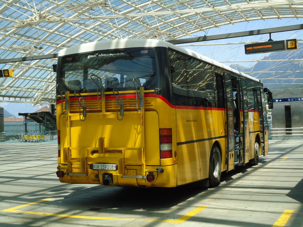 (145'238) - PostAuto Graub�nden - GR 159'208 - Neoplan (ex P 25'083) am 17. Juni 2013 in Chur, Postautostation