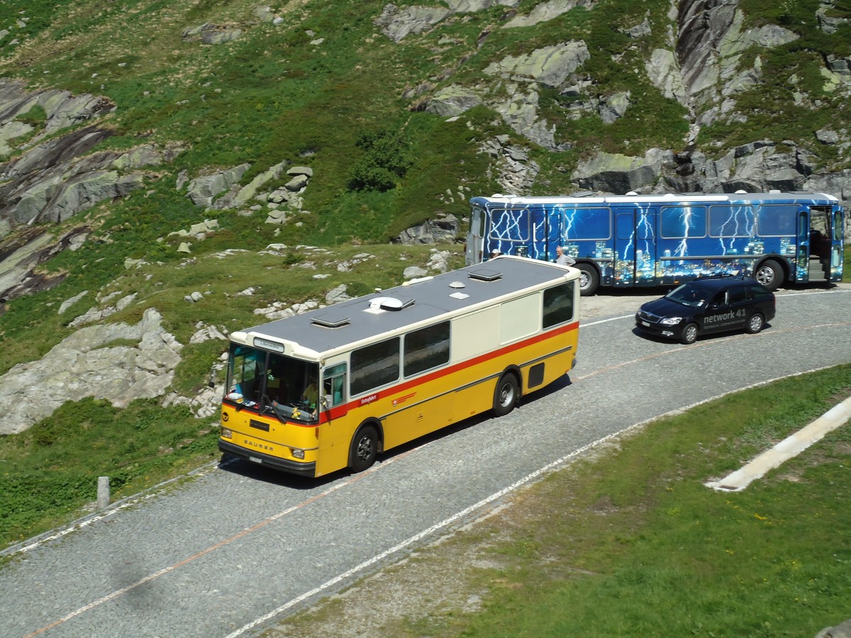 (145'870) - Br�ndli, Z�rich - ZH 180'231 - Saurer/R&J (ex Hofmann, Z�rich; ex Pacciarelli, Grono; ex P 25'661) am 20. Juli 2013 in Gotthard, Alte Tremolastrasse