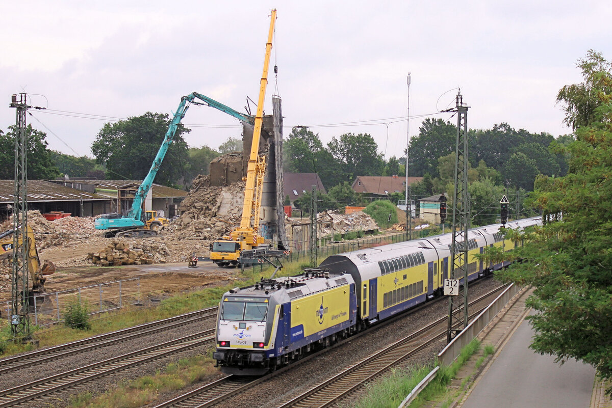 146-06 macht sich am 19.08.2026 (Tostedt - Vormittags) auf den Weg nach Hamburg. 