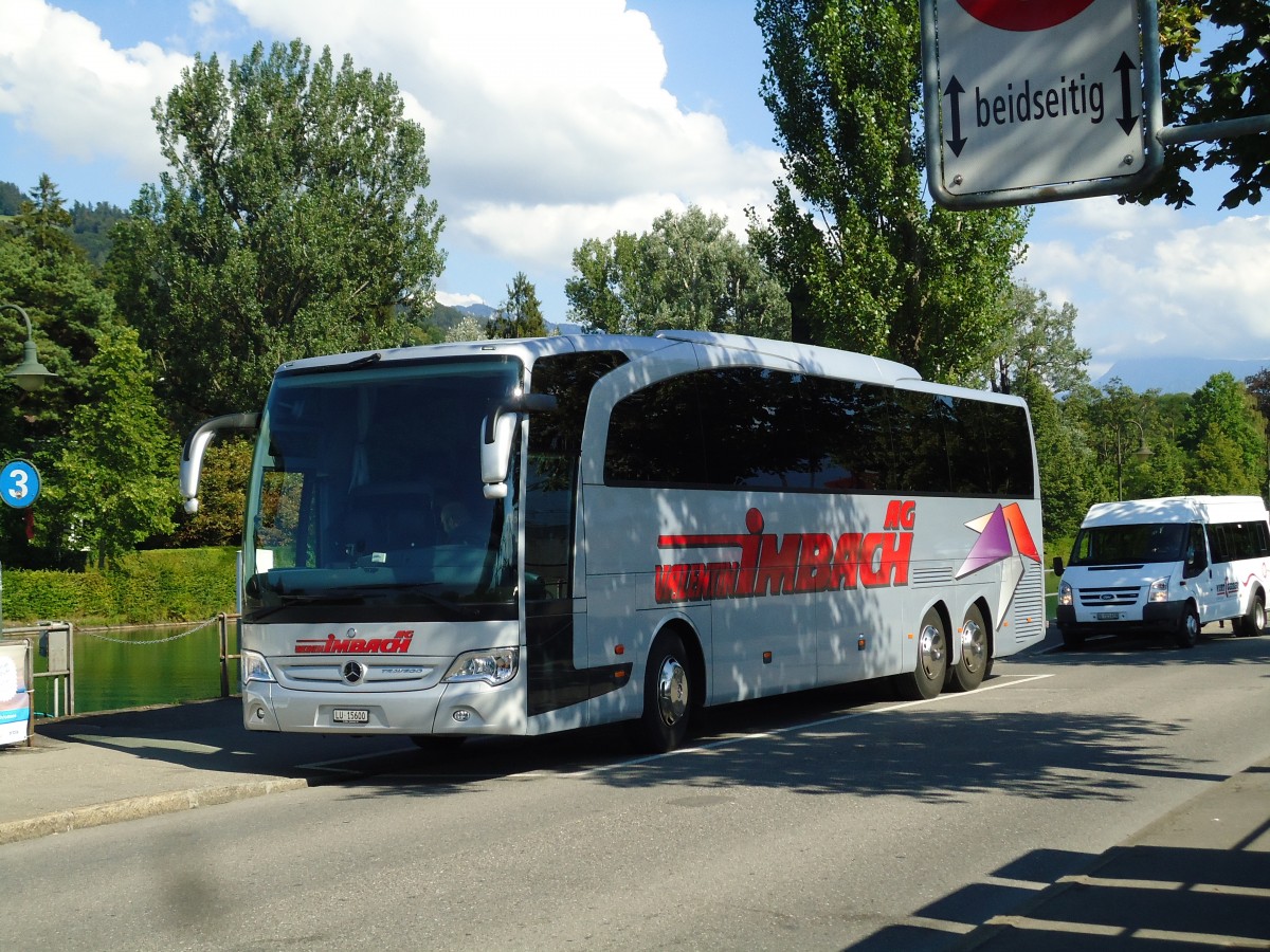 (146'284) - Imbach, Wolhusen - LU 15'600 - Mercedes am 10. August 2013 bei der Schifflndte Thun