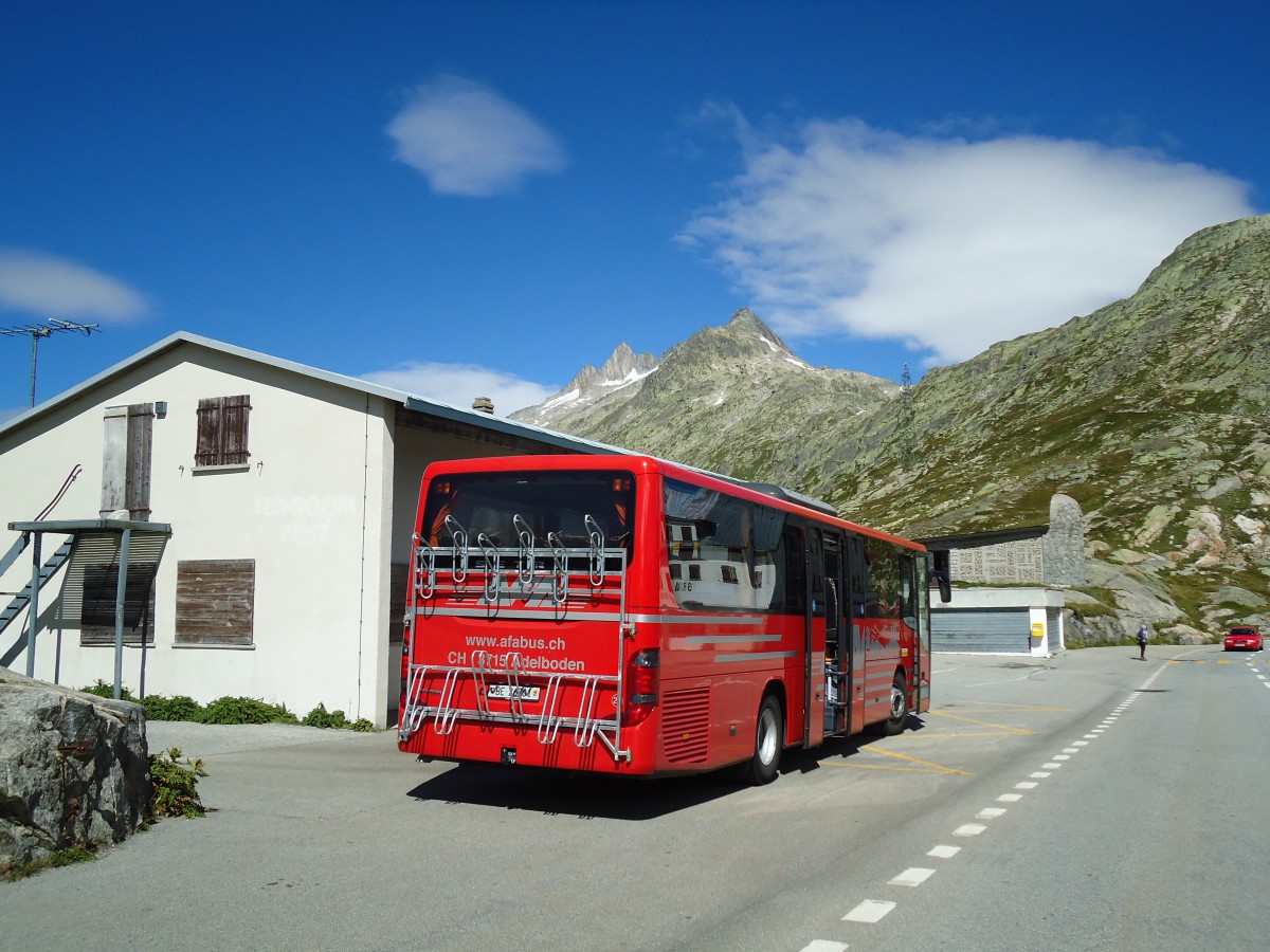 (147'017) - AFA Adelboden - Nr. 24/BE 26'701 - Setra am 2. September 2013 in Grimsel, Passhhe (Einsatz AVG M.)