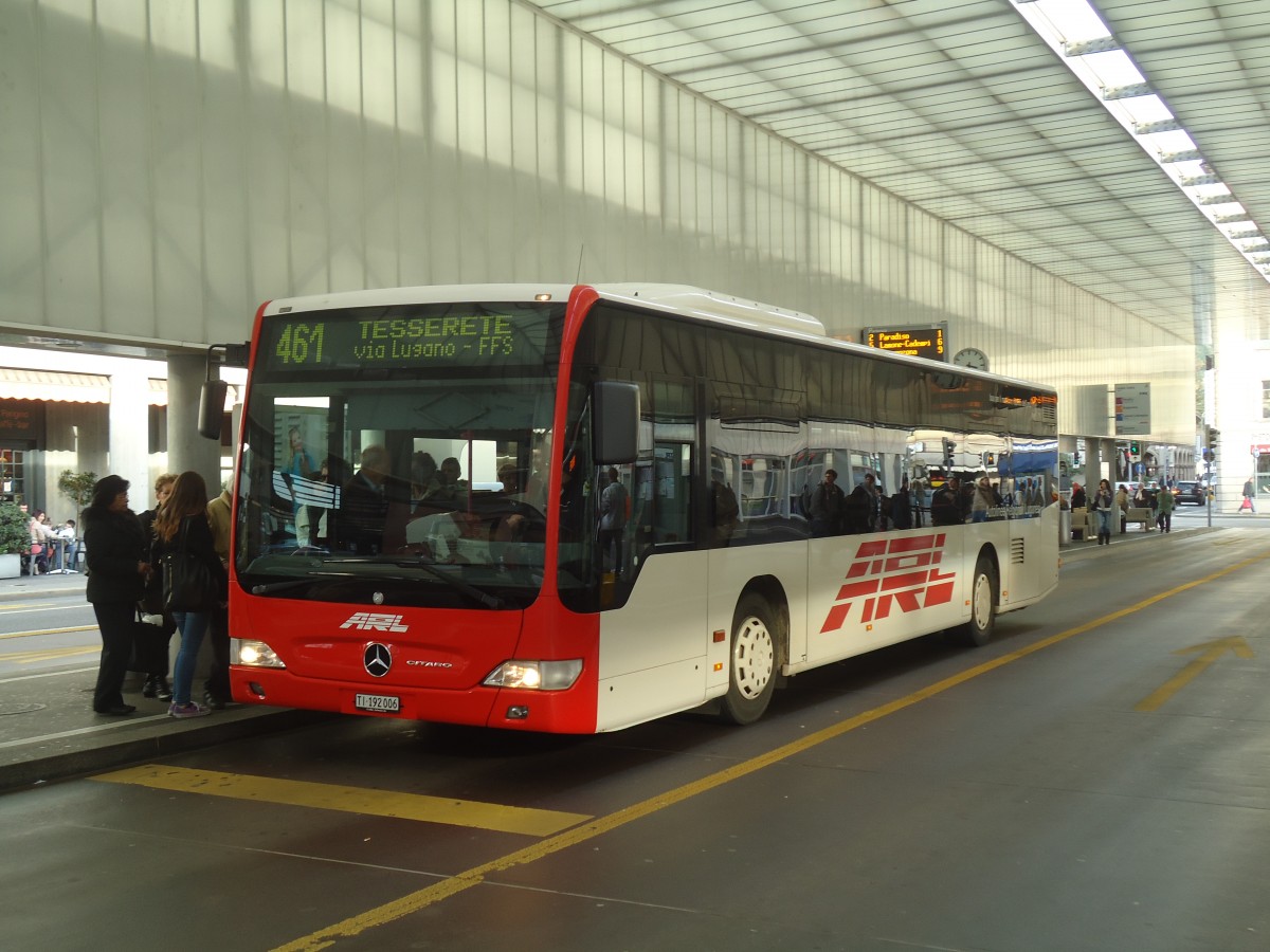 (147'700) - ARL Viganello - Nr. 6/TI 192'006 - Mercedes am 5. November 2013 in Lugano, Centro