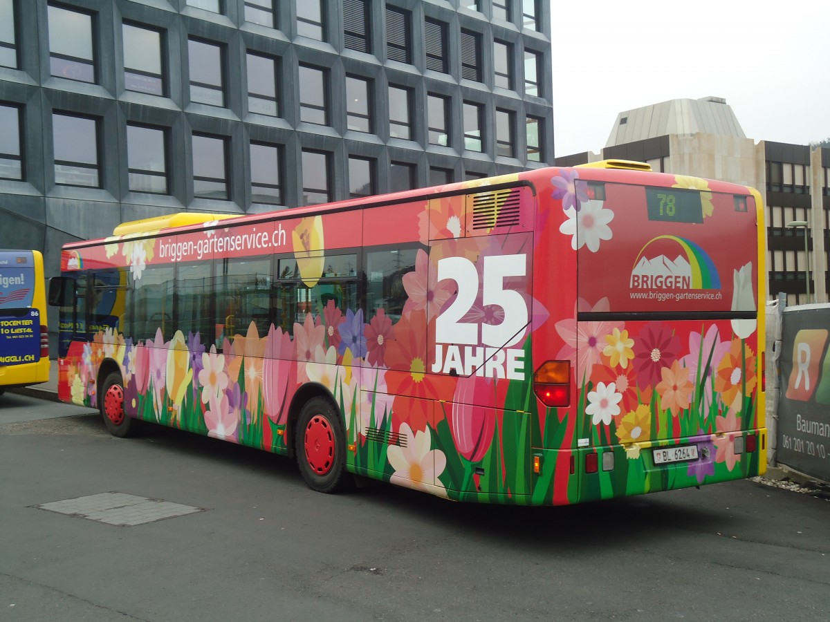 (148'094) - AAGL Liestal - Nr. 78/BL 6264 - Mercedes am 17. November 2013 beim Bahnhof Liestal