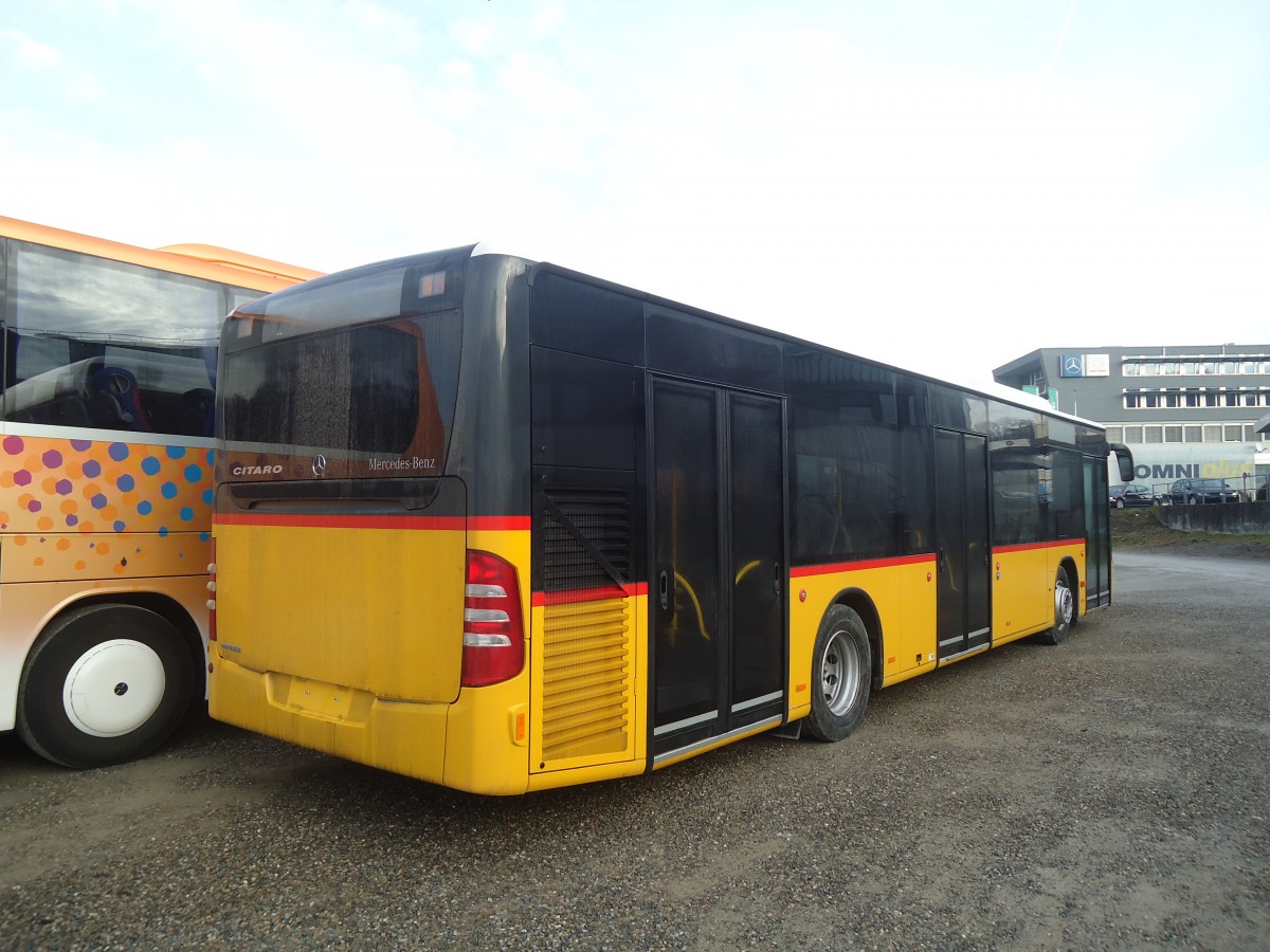 (148'390) - PostAuto Nordschweiz - Mercedes am 22. Dezember 2013 in Kloten, EvoBus