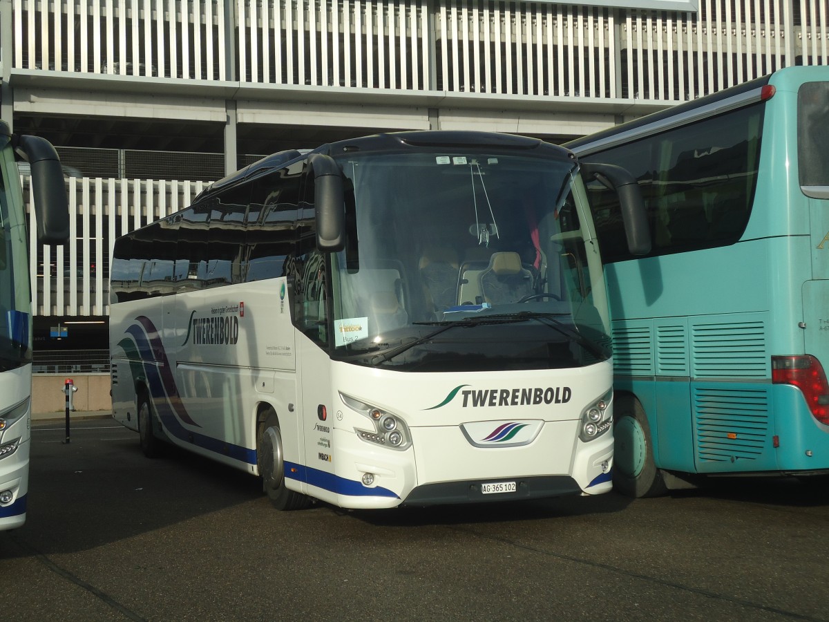 (148'408) - Twerenbold, Baden - Nr. 54/AG 365'102 - VDL am 22. Dezember 2013 in Zrich, Flughafen