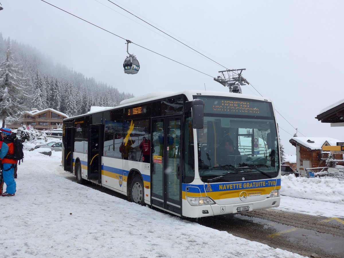 (148'708) - TMR Martigny - Nr. 102/VS 20'845 - Mercedes am 2. Februar 2014 in Verbier, M�dran