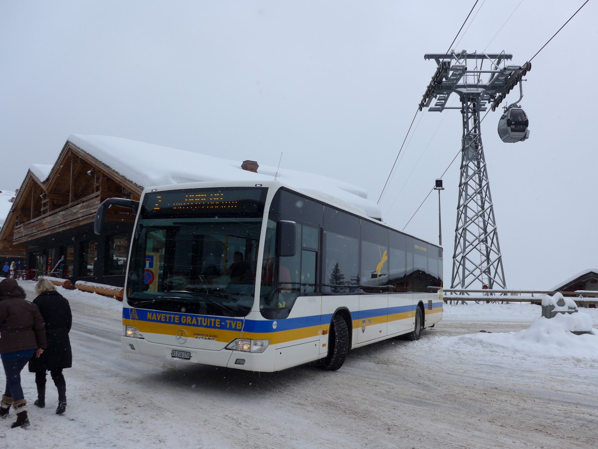 (148'716) - TMR Martigny - Nr. 109/VS 216'170 - Mercedes am 2. Februar 2014 in Verbier, Mdran