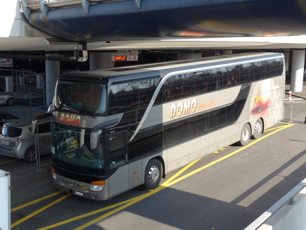 (149'180) - Domo, Glattbrugg - GL 2715 - Setra am 9. Mrz 2014 in Genve, Aroport