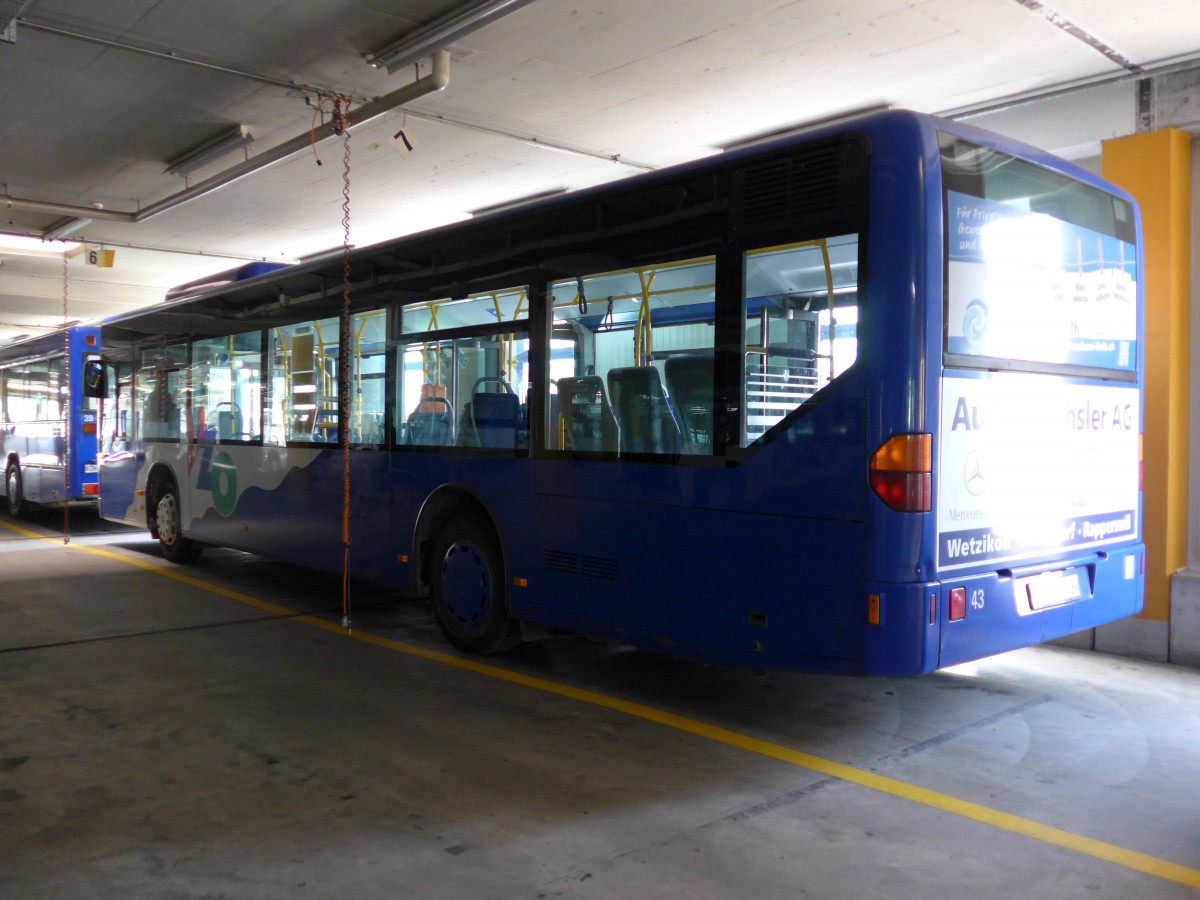 (149'517) - VZO Gr�ningen - Nr. 43/ZH 182'043 - Mercedes am 31. M�rz 2014 in Gr�ningen, Depot