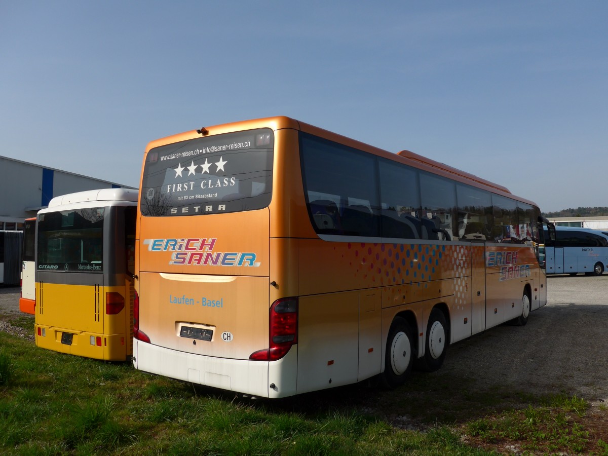 (149'538) - Saner, Laufen - Nr. 16 - Setra am 31. Mrz 2014 in Kloten, EvoBus