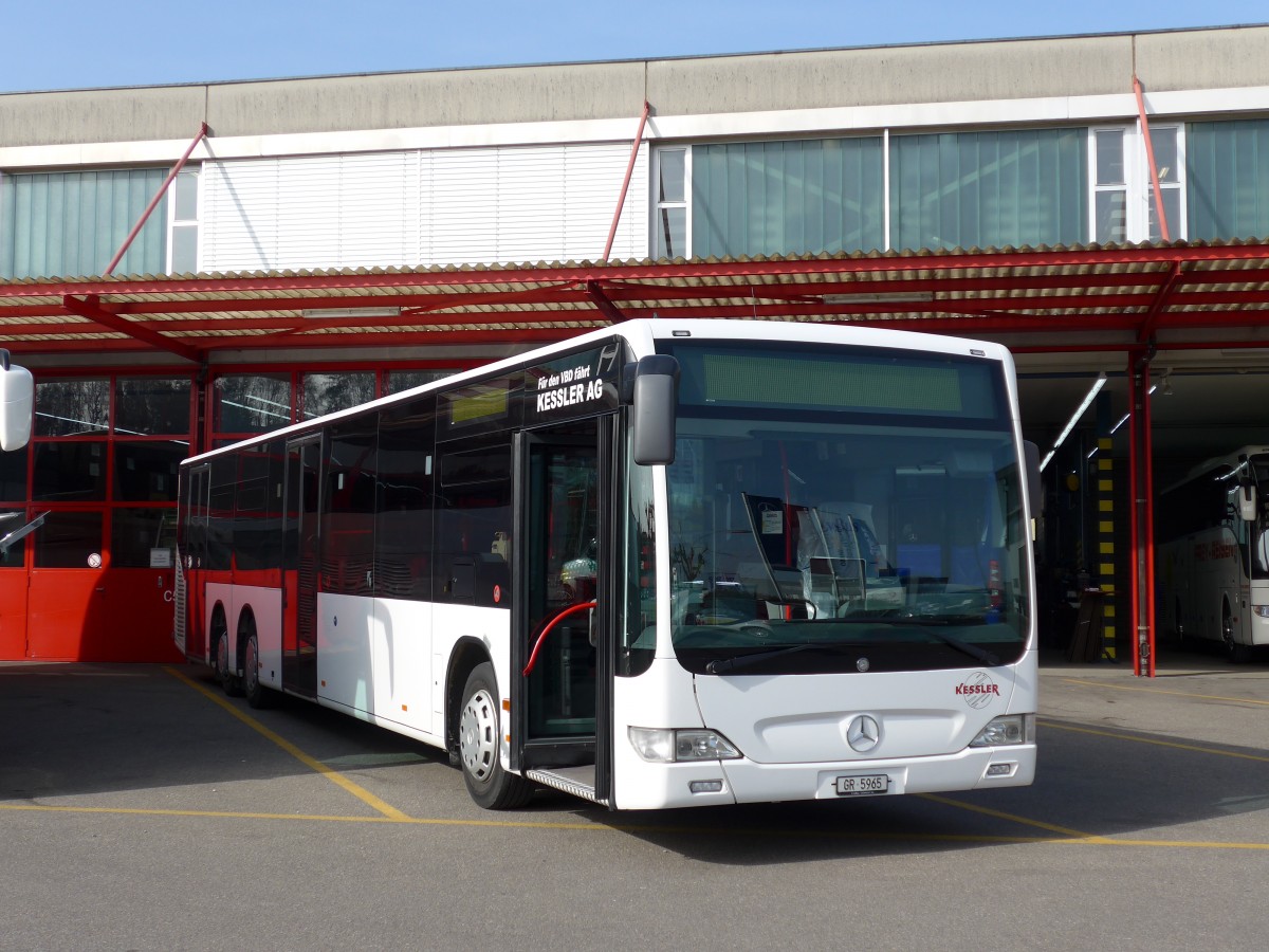 (149'542) - Kessler, Davos - GR 5965 - Mercedes am 31. M�rz 2014 in Kloten, EvoBus