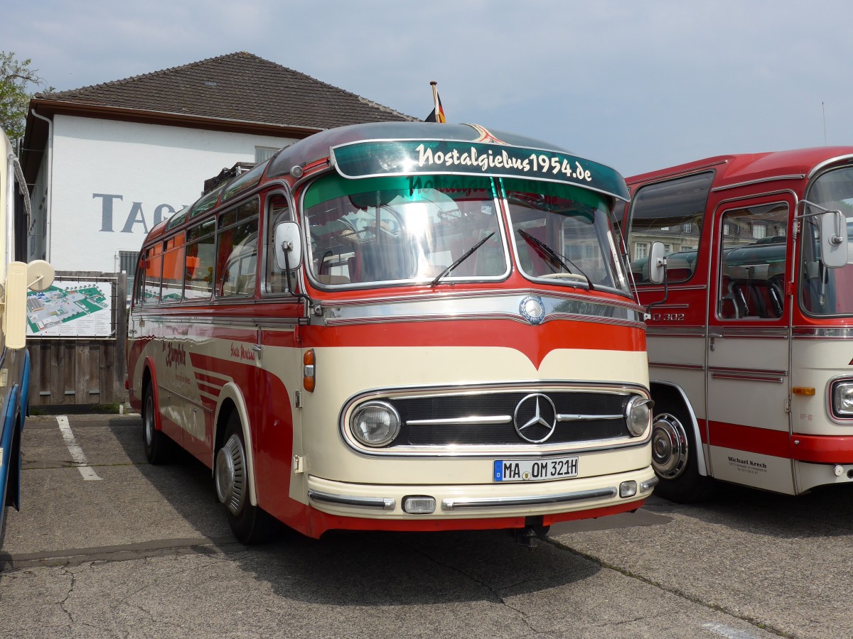 (150'290) - Klassen, Heidelberg - MA-OM 321H - Mercedes am 26. April 2014 in Speyer, Technik-Museum