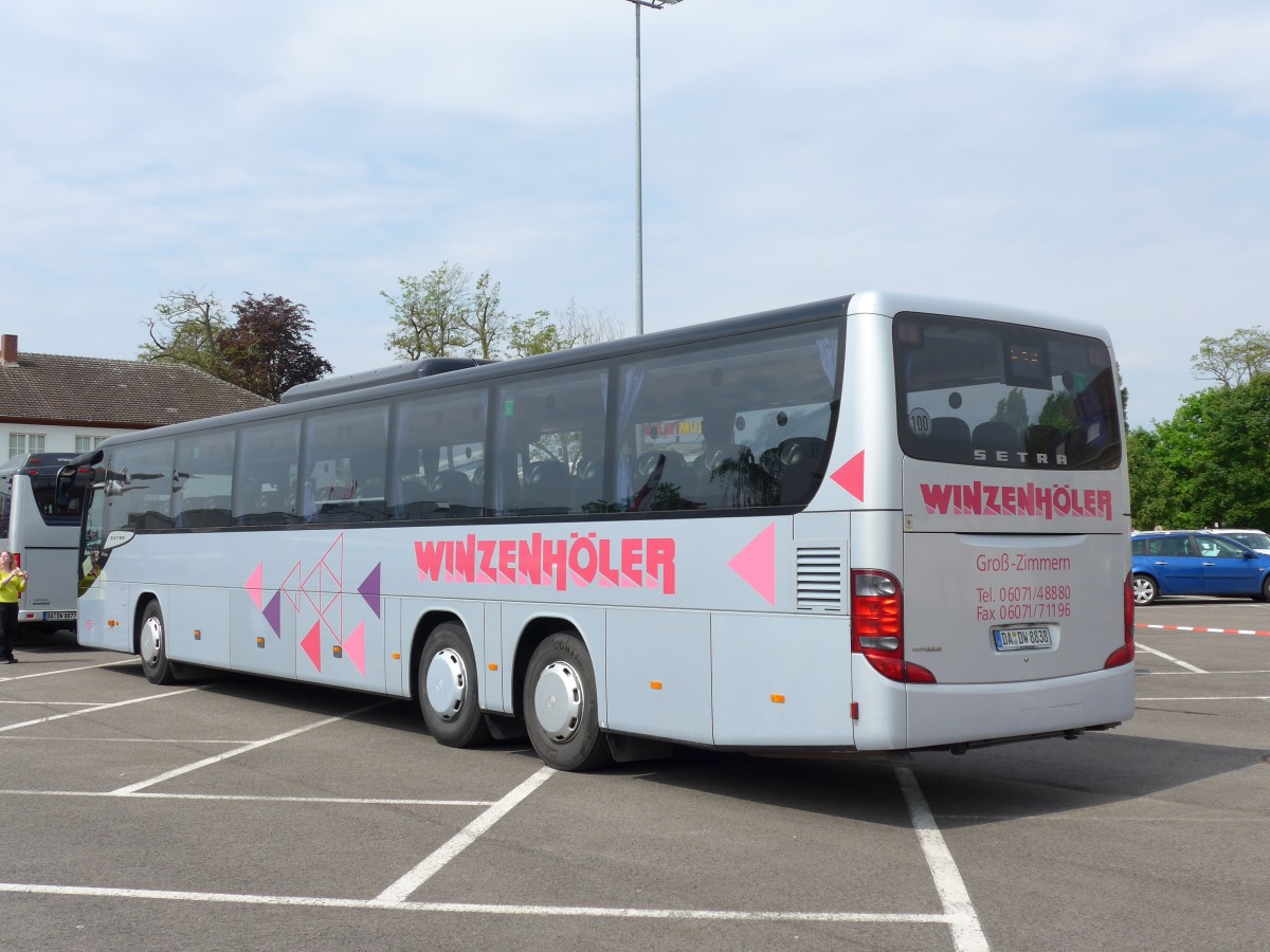 (150'298) - Winzenh�ler, Gross-Zimmern - DA-DW 8838 - Setra am 26. April 2014 in Speyer, Technik-Museum