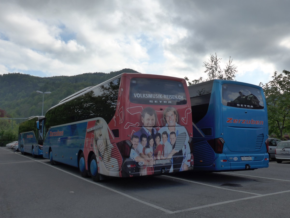 (150'665) - Zerzuben, Visp-Eyholz - Nr. 9/VS 81'718 - Setra am 16. Mai 2014 in Thun, Seestrasse