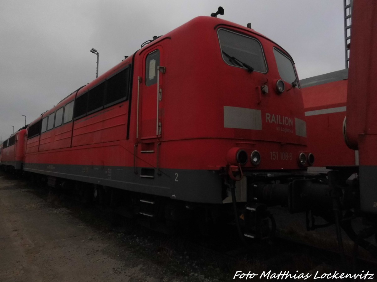 151 108 abgestellt in Mukran/R�gen am 2.1.16