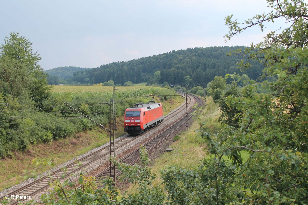 152 166-5 als Lz bei Dettenhofen. 25.07.14