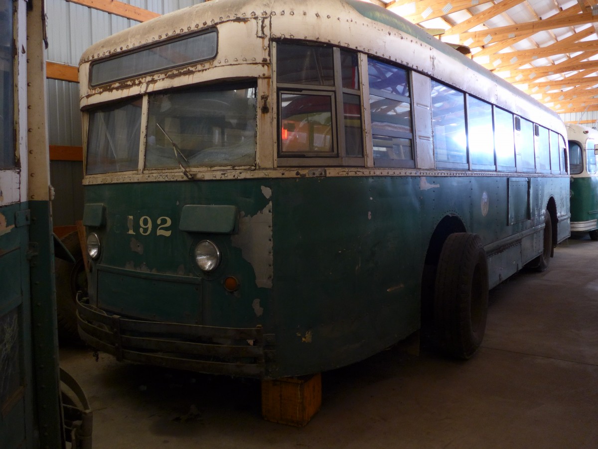 (152'569) - CSL Chicago - Nr. 192 - Brill Trolleybus am 11. Juli 2014 in Union, Railway Museum
