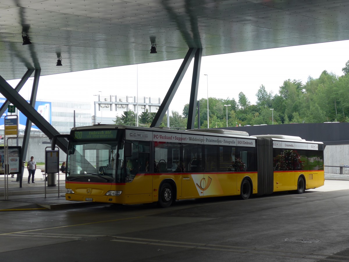 (153'601) - PostAuto Z�rich - Nr. 237/ZH 780'684 - Mercedes am 4. August 2014 in Z�rich, Flughafen