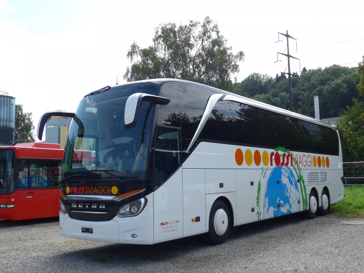 (153'634) - Rossi, Gordola - Setra am 4. August 2014 in Kloten, EvoBus