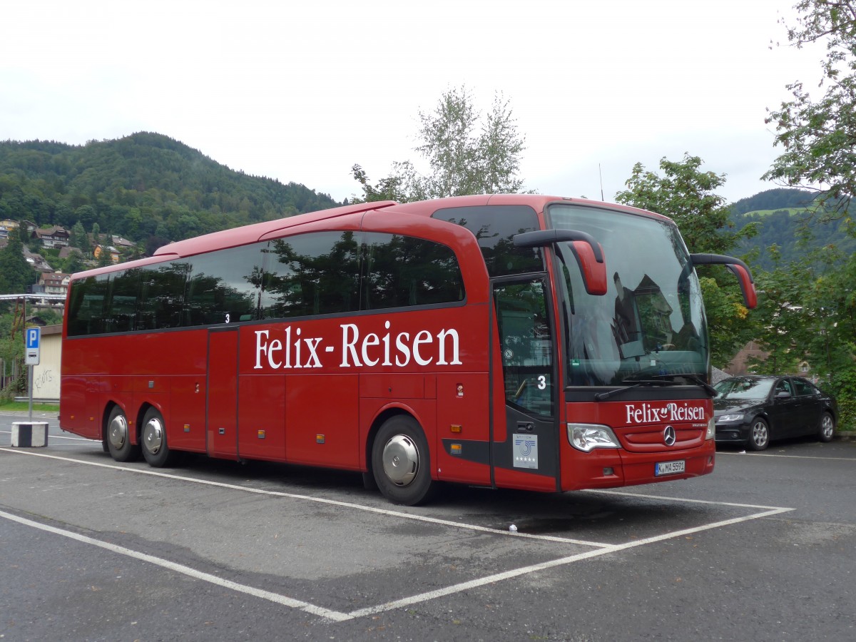 (153'731) - Aus Deutschland: Felix-Reisen, K�ln - Nr. 3/K-MA 5591 - Mercedes am 11. August 2014 in Thun, Seestrasse