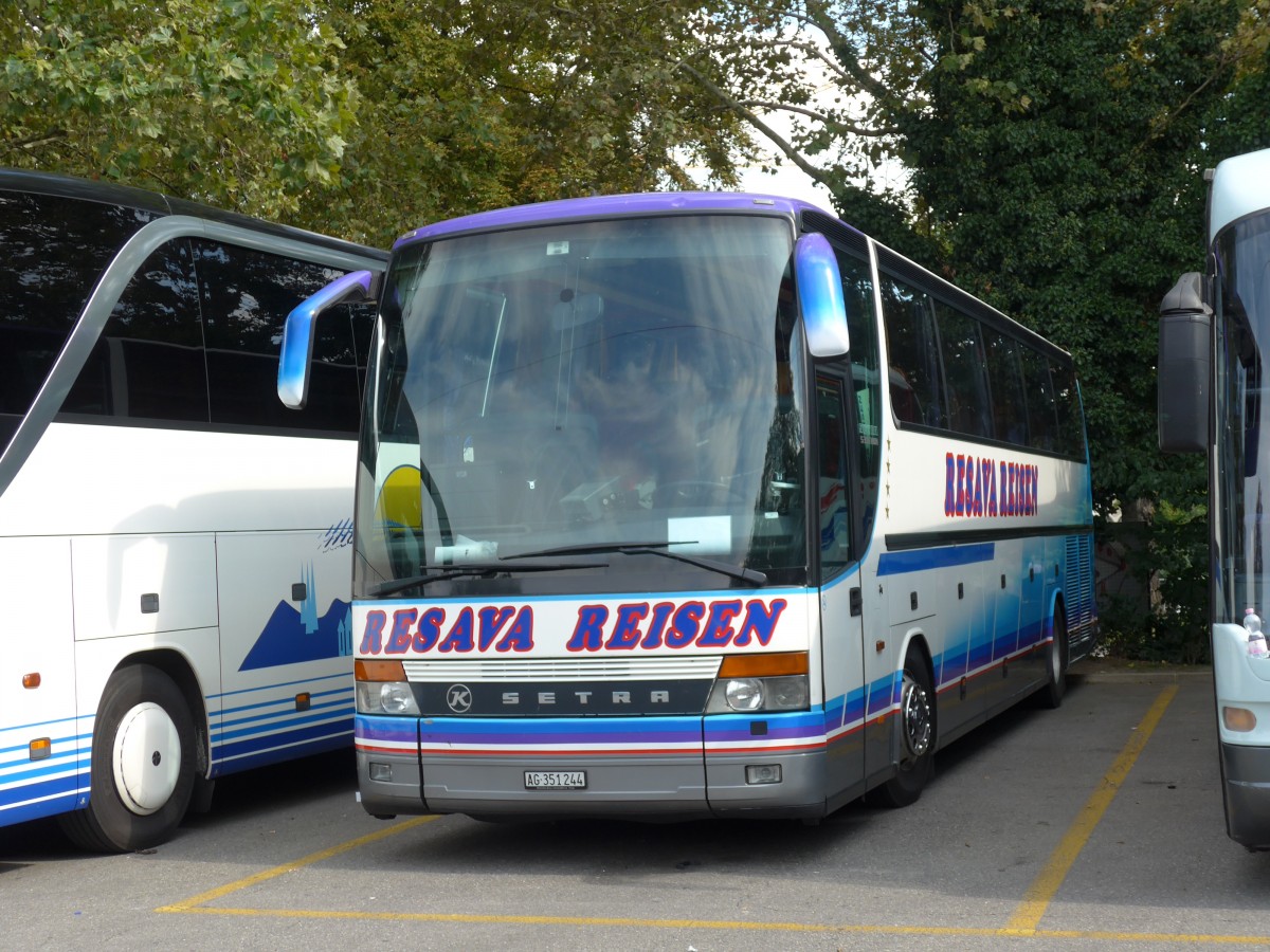 (154'362) - Resava, Neuenhof - AG 351'244 - Setra am 21. August 2014 in Z�rich, Sihlquai