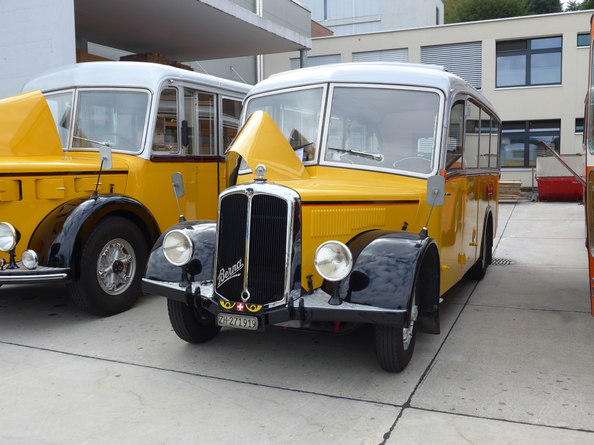 (154'497) - Hurter, M�nchaltdorf - ZH 271'919 - Berna/FHS (ex Volkart, Russikon; ex ASD Aigle; ex P 21'003) am 30. August 2014 in Oberkirch, CAMPUS Sursee